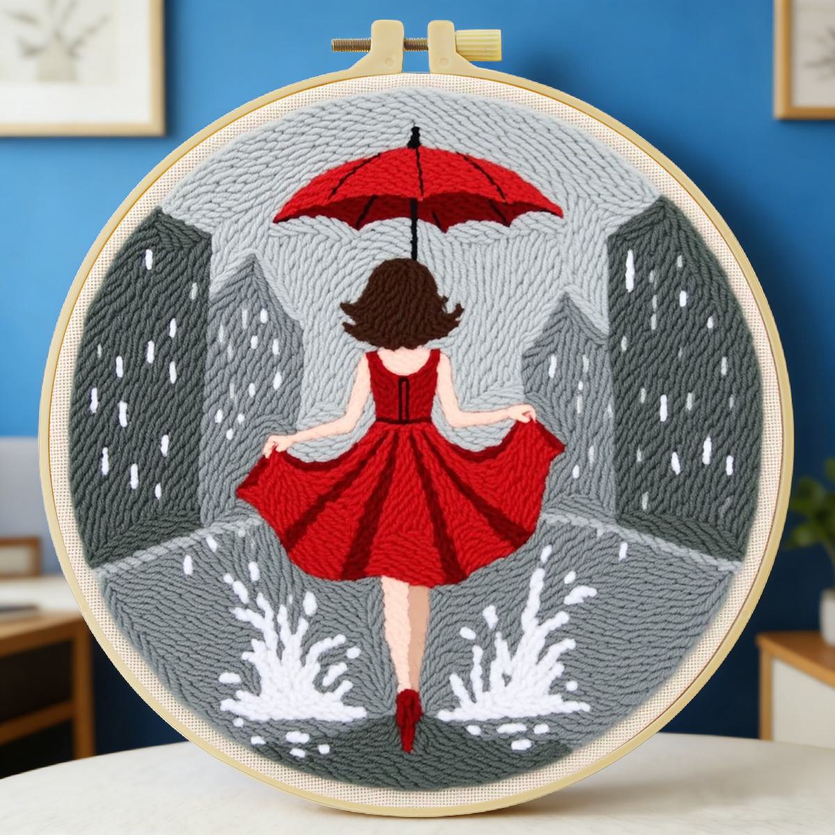 Sewing Textile Art - Набор для вышивания панч-нидл 20x20 см