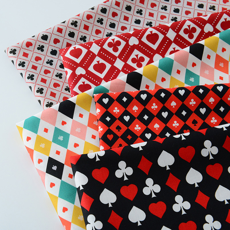 Textile For Sewing - Ins Poker Element Хлопковая ткань с