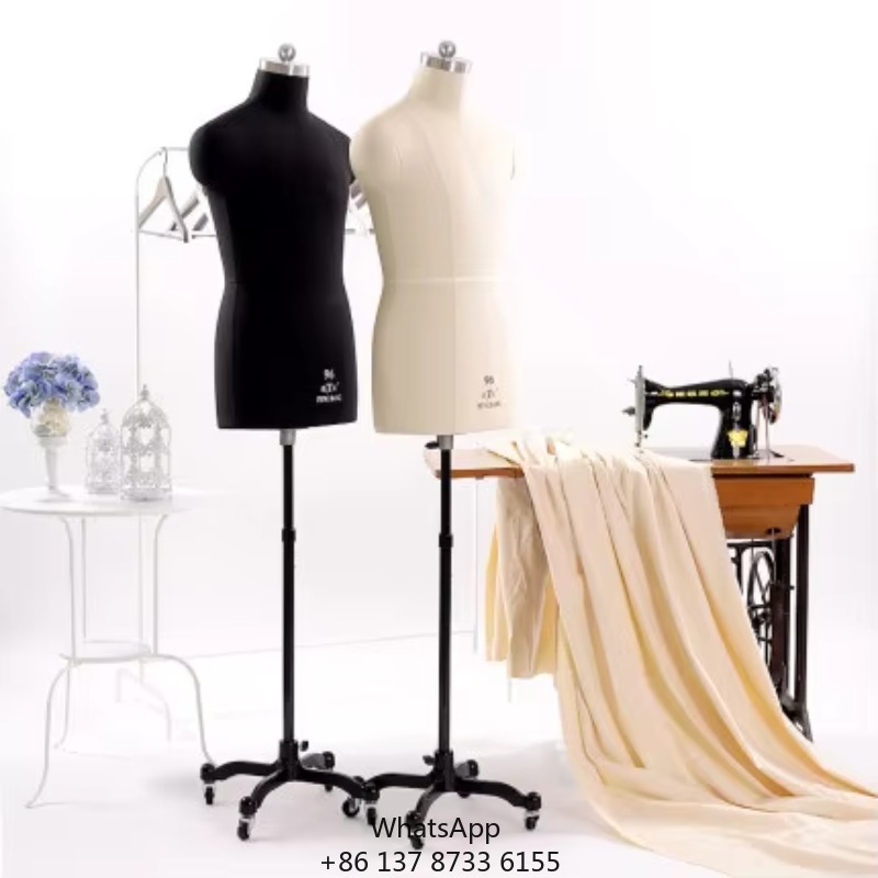 Dress Form Mannequin - Манекен портновский мужской, полуростовой, для шитья,