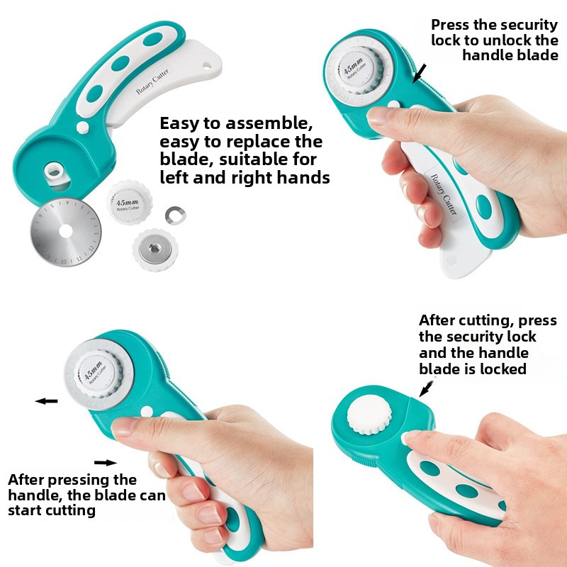 Роторный резак 45 мм для ткани – обзор и цена Rotary Cutter Fabric