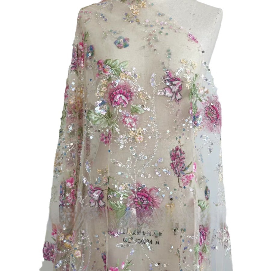 Роскошная кружевная ткань с би – обзор и цена Textile For Sewing