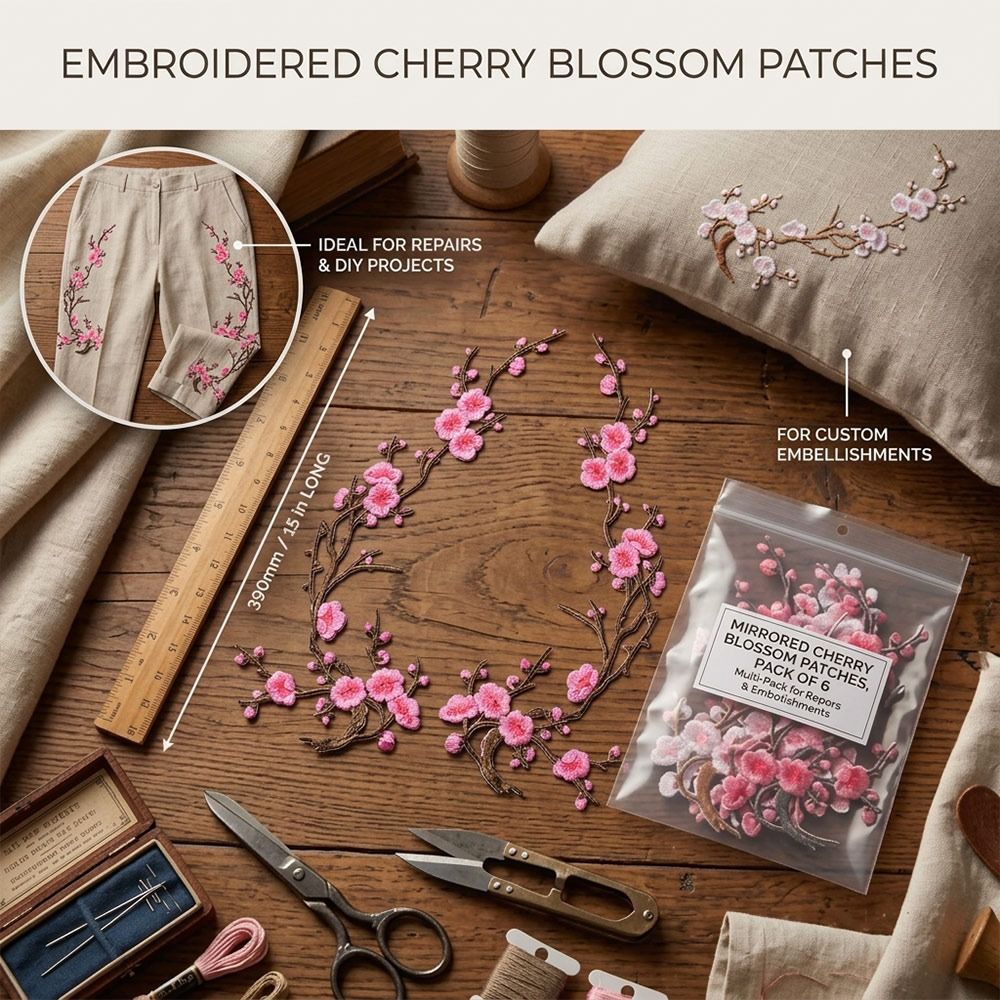 Нашивки «Сакура» для самостоят – обзор и цена Textile For Sewing