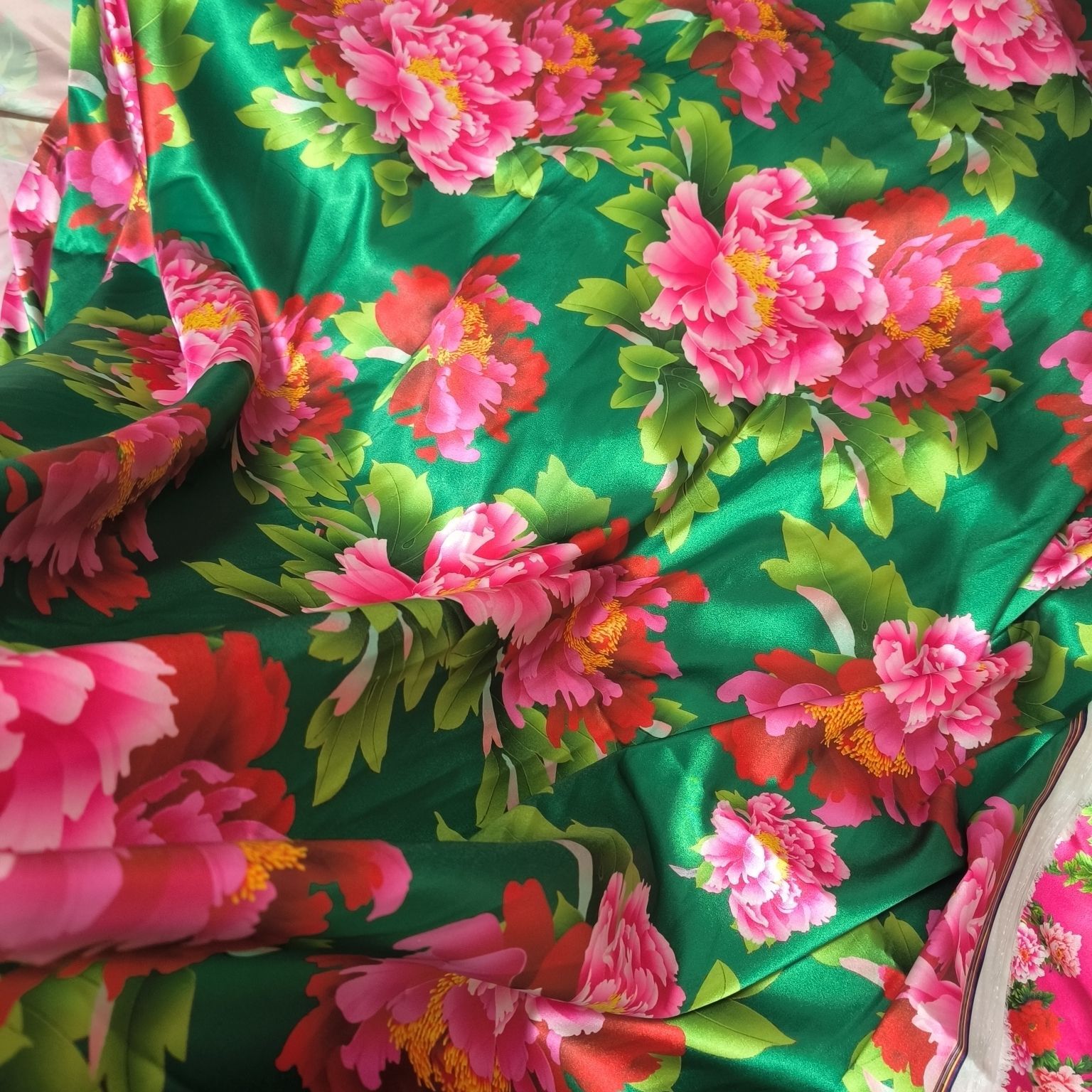 Ацетатная атласная ткань с цве – обзор и цена Textile For Sewing